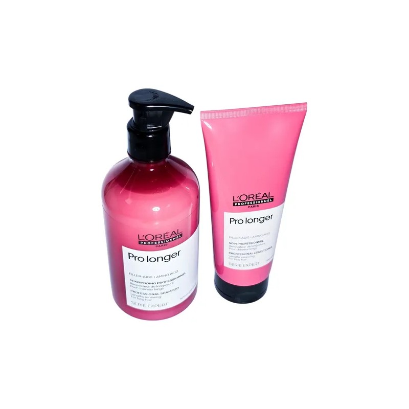 Loreal Duo Shampoo Renovador Pro Longer 500 Acondicionador