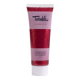 Tack Shack of Ocala Twinkle Toes Glitter Stencil Gel, Mane and Tail Glitter for Horses (Red)