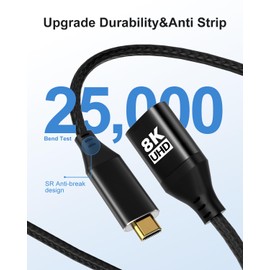 8K Micro HDMI to HDMI Adapter 2Pack, Micro HDMI Male to HDMI Female Cable with 8K@60Hz, 4K@120Hz HDR 3D Dolby 48Gbps High Speed, Compatible With DSLR,Projector, Tablet, Graphics Card,Camcorder