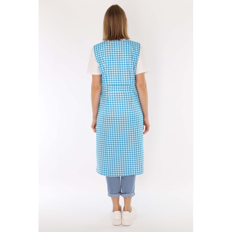 Women's zip gown, sleeveless apron, kitchen apron, household apron, smock