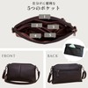 [Happy RURU] Women's Shoulder Bag, Crossbody Shaped, Small, Lightweight, Genuine