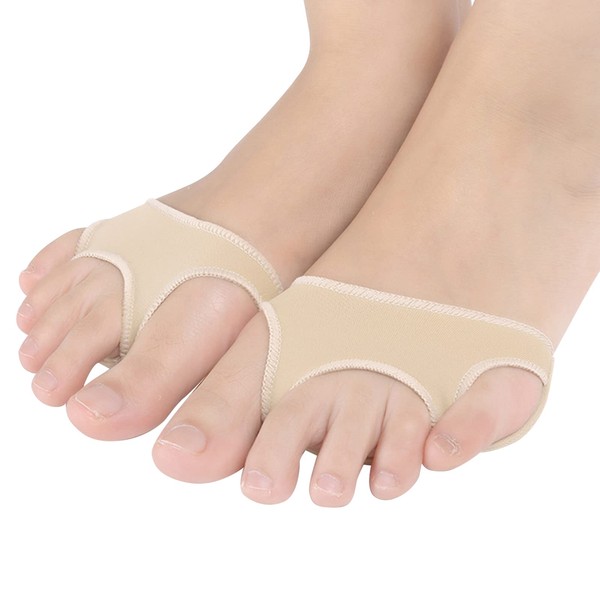 BingDi Foot Protection Pad, Metatarsal Pad, Foot Protection Support, Cushioned, Shock Absorption, Foot Pain Relief, Fatigue, Unisex (Beige, Small)