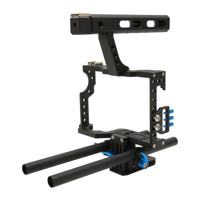 Camera Video Cage Lightweight Aluminum Alloy Camera Cage Rig with