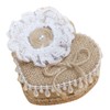 Zerodeko Box Heart Shaped Ring Box Ring Bearer Ring Holder