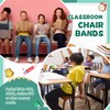 Berlune 24 Pcs Classroom Chair Bands Fidget Chairs and Desks
