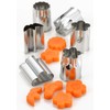 Yoshikawa YJ2788 Vegetable Cutter Die, Large, 6-piece Set, Made in