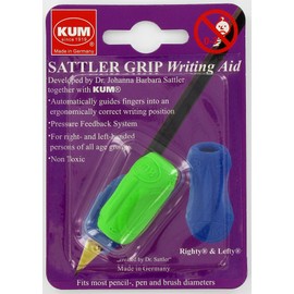 Kum 406.00.22 Non Toxic Writing Aid Sattler Grip, Colors Vary