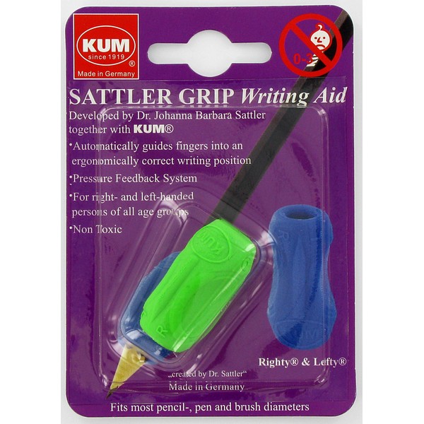Kum 406.00.22 Non Toxic Writing Aid Sattler Grip, Colors Vary