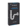 EDELER® Universal Siphon for Washbasin, Stainless Steel, Height Adjustable, Sink