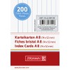 Brunnen 102289100 Index Cards (A8 Lined, Pack of 200, Shrink-Wrapped)