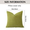 Artscope Pom Poms Decorative Corduroy Cushion Covers 45x45cm Super Soft
