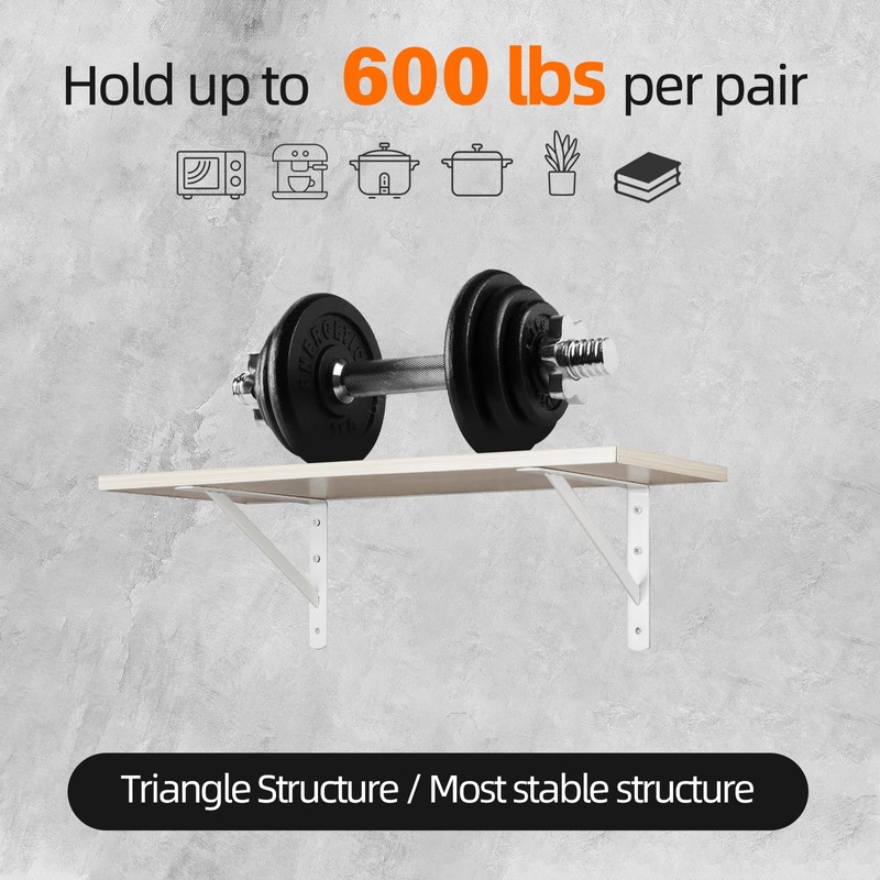 HOME MASTER HARDWARE 12 x 8 inch Heavy Duty Shelf