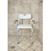 Essential Medical Supply Molded Shower Bench with Arms and Back