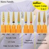 ianblues 5 in 1 Nail Drill Bit Super Long Edition