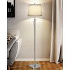 JUNNAI Floor Lamp for Living Room,Adjustable Height Standing Lamp,Dimmable Modern