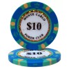 New Bulk Lot of 200 Monte Carlo Poker Chips -
