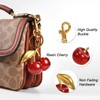 REAIJUNPIN Cherry Bag Charms Keychain Car Cherry Accessories keychian, Cute