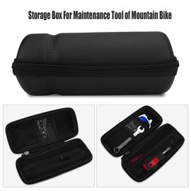 Unisex's Box Tool Bag Multi Function Bottle Water Bike Repair Kit Tool Storage Bag Ciclismo Bolsa negra Impermeable para ciclismo al aire libre Senderismo Pesca Herramientas de hardware de reparación de bicicletas