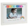 Rainbow Scrabble Frame 6x4 - Baby Boy - Twinkle Twinkle