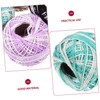 Tofficu Multi-Function Embroidery Thread Kit 12 Rolls Cotton Yarn for