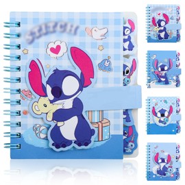 Heartsking Cartoon Notebook Girls Notebook Small Journal Book Hard Cover Notepad for Adults and Children Ring Binder Notebook with 65 Pages (2)