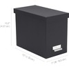 Bigso John Fiberboard Label Frame Desktop File Storage Box -