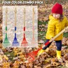 Xifando Kids Leaf Rake -Small Wooden Handle Leaf Rake with