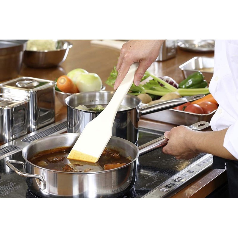 EBM TPX樹脂 抗菌耐熱 角スパテル 300