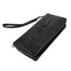 PACKOVE Large Capacity Male Bifold Wallet with Alligator Print Durable