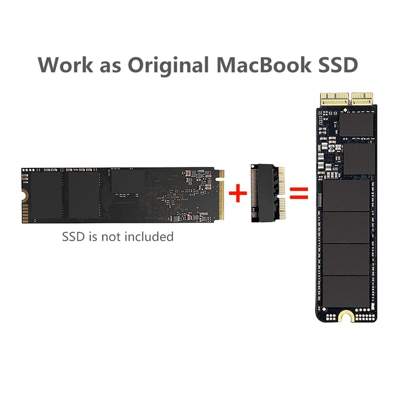 Nockchawon M.2 NVME SSD Convert Adapter,NGFF M.2 NGFF M-Key AHCI