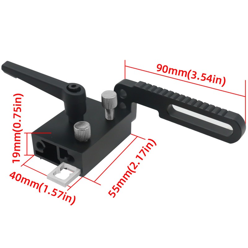 Fence Flip Stop 75 Type T Slot Limit Device Aluminum