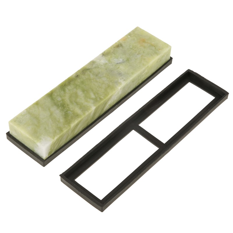 Natural Emerald Knife Sharpening Stone 10000 Grit Fine Whetstone Grindstone