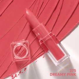 COVERGIRL Clean Lip Color, Dreamy Pink, Satin Finish, 24-Hour Wear, Squalane, Avocado & Aloe, Carmine-Free, Non-Drying, 0.12oz
