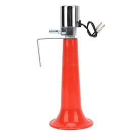 Tbest Universal Turkish Whistle Horn,12v 24v Air Horns for Trucks 180DB Red Horn Purpose 12V/24V Caravan Pressure Cars SUVs Motorcycles turkish whistle horn 12v