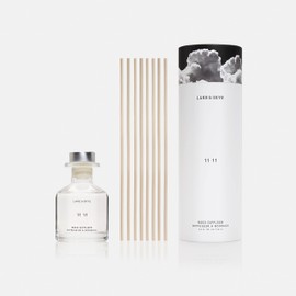 Lake & Skye 11 11 Reed Diffuser, Lasts 3 Months - Cleen, Sheeer, Uplifting Scent, Blend of White Ambers and Musk
