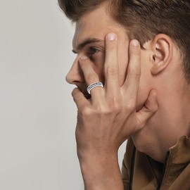 Sea Turtle Turquoise Ring 925 Sterling Silver Turquoise Ring Adjustable Vintage Thumb Spoon Rings for Women Sea Turtle Gifts (wooden, 7)