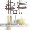 SRIWATANA Shower Caddy Organizer Hanging Over Head, Bathroom Shower Rack