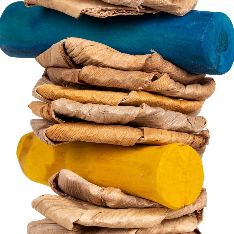 Java Banana Stack Large Nibble Toy Approx. 8 x 6