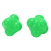 2pcs Rubber Reaction Bounce Balls Irregular Shape Reaction Balls for
