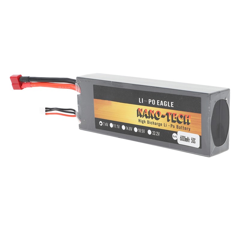 7.4V 50C 6000mAh Lipo Battery High Capacity Lightweight Powerful 2S