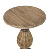 Deco 79 Wood Side End Accent Table End Table with