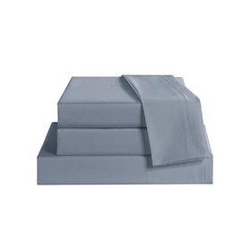 Bed Sheet Set King Size Sheets 4 Pieces, 600 Thread Count 100% Supima Cotton Sheets, Soft & Silk Sateen Weave, Fits Mattress Up to 18" ,Deep Pocket, Breathable & Fade Resistant