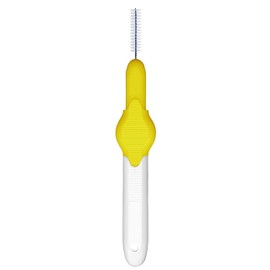 10 packs of super value, more hygienic & less distortion yellow interdental brushes, 0.7mm. 80 brushes in total.