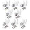 Necygoo Cabinet Locks 8 Packs Drawers Keyed Different Cam Lock