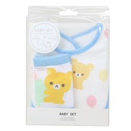 Small Planet Rilakkuma Baby Set, Bib & Socks, Rilakkuma Baby Fuusen, San-X