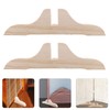 MERRYHAPY 2pcs Divider Stand Base Folding Screen Feet for Partitions