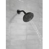 Delta Faucet 8-Spray Touch-Clean Matte Black Shower Head, Delta Shower
