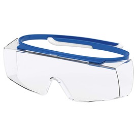 Uvex Super OTG Supravision Sapphire 560167 Safety Glasses, Transparent/Blue/White, One Size