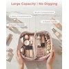 Travel Makeup Organizer, Compact Lightweight Accessory for Travel and Daily