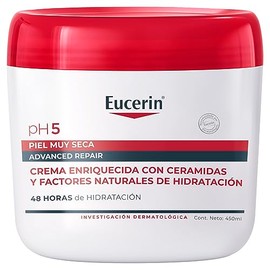 EUCERIN PH5 Advanced Repair Crema Corporal para Piel Muy Seca 450ml Enriquecida con Ceramidas y Factores Naturales de Hidratación